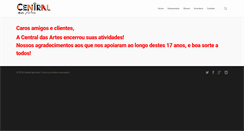 Desktop Screenshot of centraldasartes.com.br