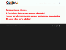 Tablet Screenshot of centraldasartes.com.br